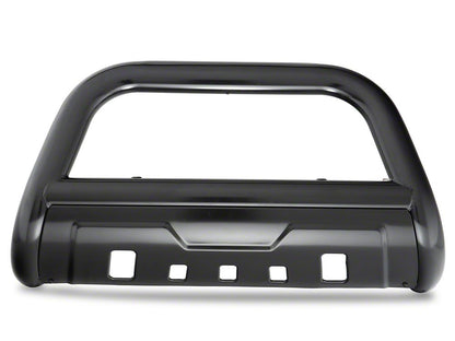 Barricade 3.50-Inch Oval Bull Bar With Formed Skid Plate; Black (07-20 Tahoe)