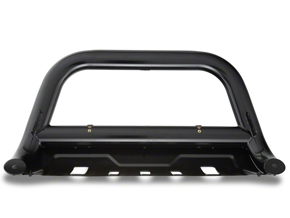 Barricade 3.50-Inch Oval Bull Bar With Formed Skid Plate; Black (07-20 Tahoe)