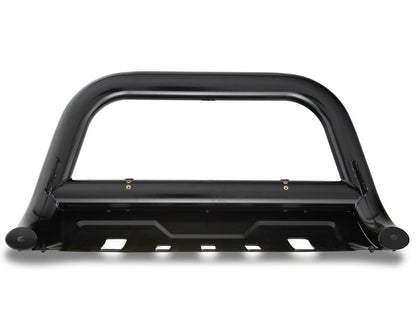 Barricade 3.50-Inch Oval Bull Bar With Formed Skid Plate; Black (07-20 Tahoe)