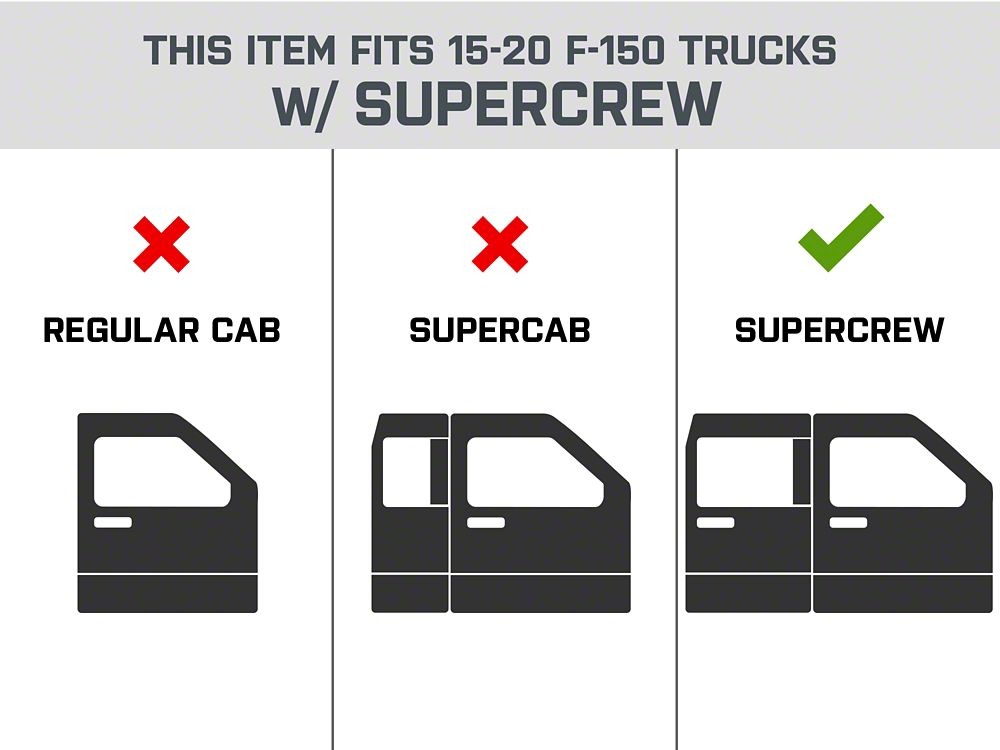 Barricade XD Running Boards (15-25 F-150 SuperCrew)