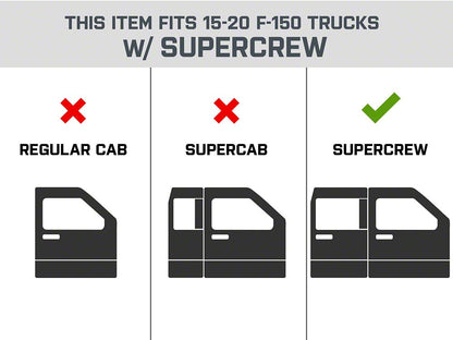 Barricade XD Running Boards (15-25 F-150 SuperCrew)