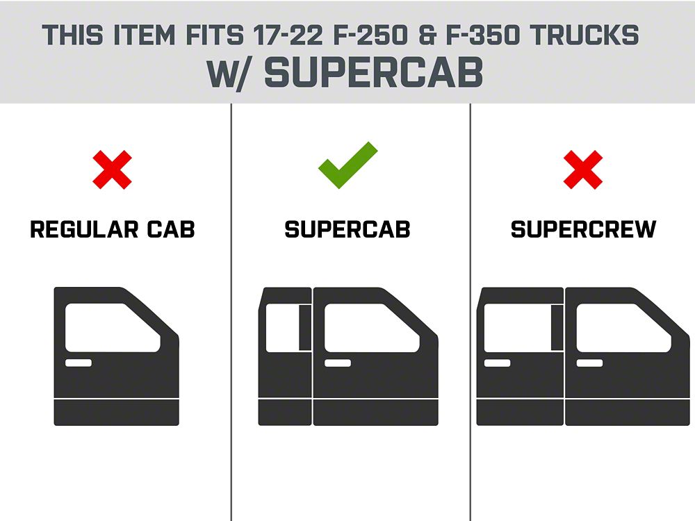 Barricade 5-Inch Oval 60 Degree Bent End Side Step Bars; Black (17-25 F-350 Super Duty SuperCab)