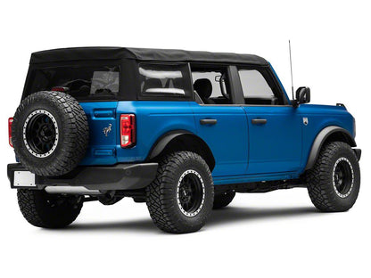 Barricade HD Flat Fender Flares; Rear (21-25 Bronco 4-Door, Excluding Everglades, Heritage & Raptor)