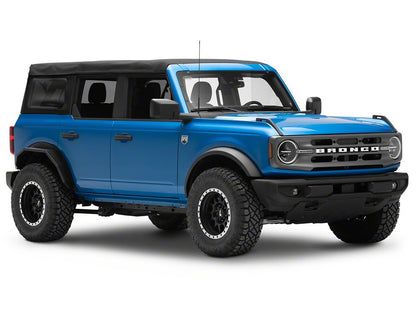 Barricade HD Plate Style Rear Fender Flares (21-25 Bronco 4-Door, Excluding Everglades, Heritage & Raptor)