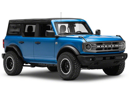 Barricade HD Tubular Fender Flares; Rear (21-25 Bronco 4-Door, Excluding Everglades, Heritage & Raptor)