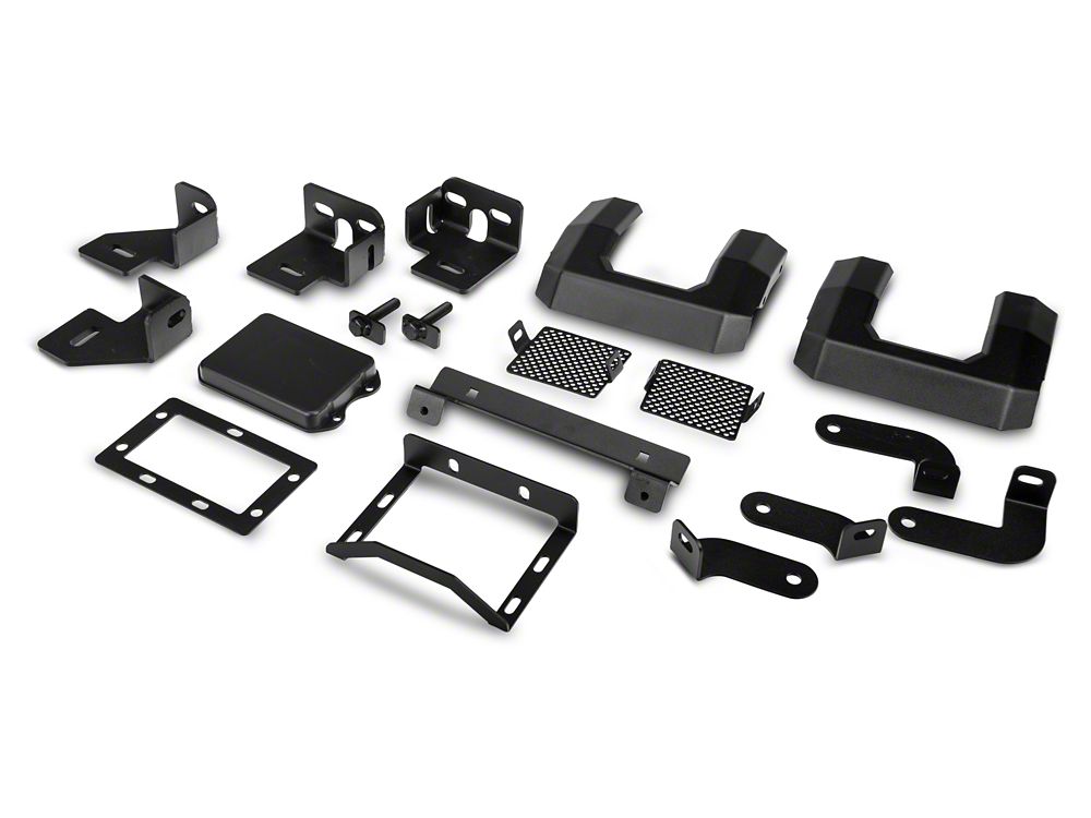 Barricade HD Tubular Front Winch Mount Bumper with LED Fog Lights (21-25 Bronco, Excluding Raptor)
