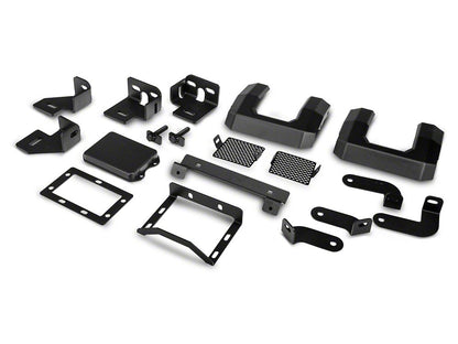 Barricade HD Tubular Front Winch Mount Bumper with LED Fog Lights (21-25 Bronco, Excluding Raptor)