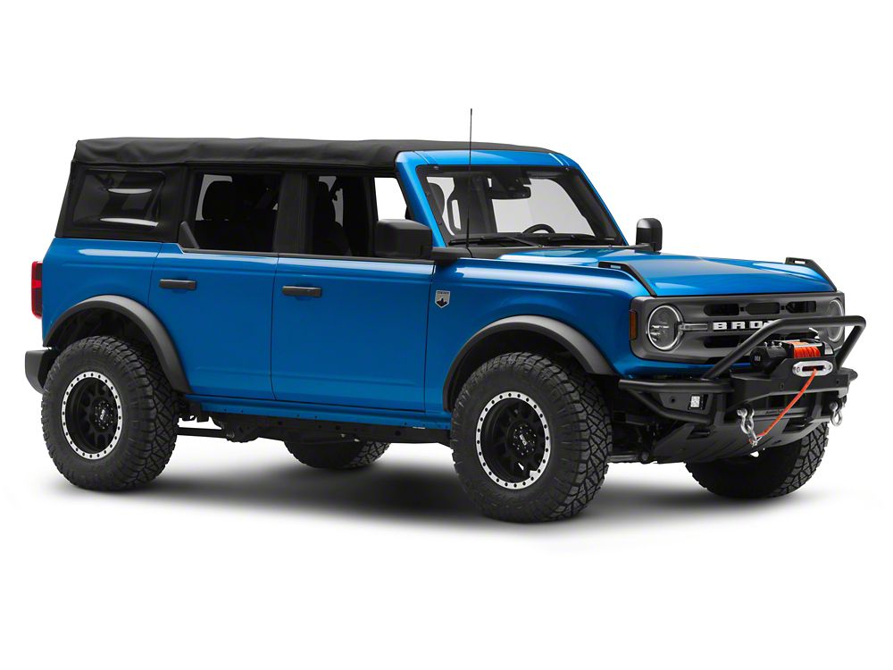 Barricade HD Tubular Front Winch Mount Bumper with LED Fog Lights (21-25 Bronco, Excluding Raptor)