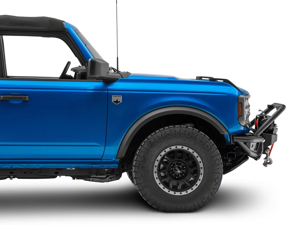 Barricade HD Tubular Front Winch Mount Bumper with LED Fog Lights (21-25 Bronco, Excluding Raptor)