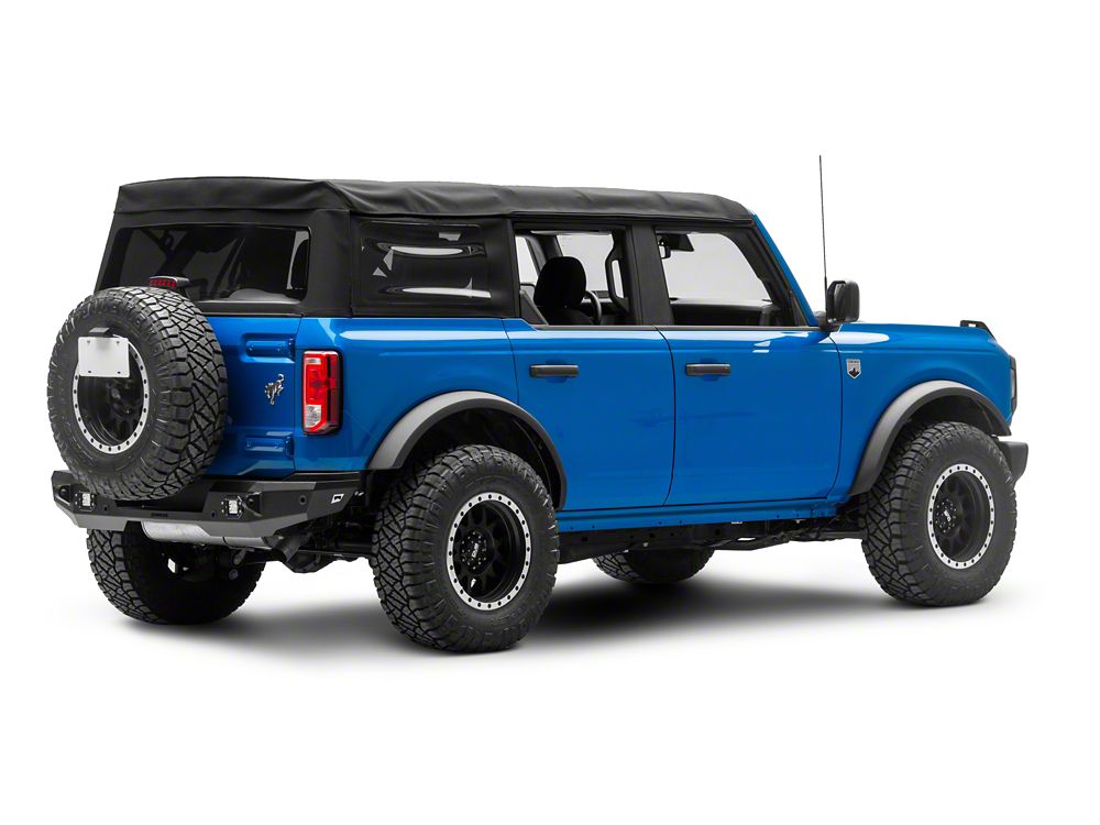 Barricade HD Rear Bumper with LED Fog Lights (21-25 Bronco, Excluding Raptor)