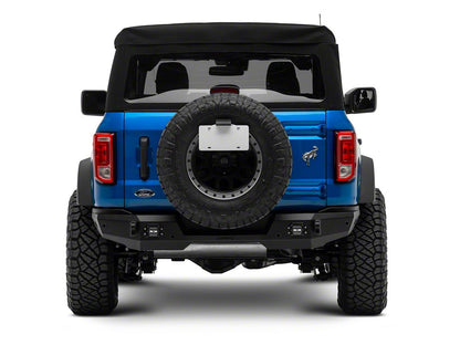 Barricade HD Rear Bumper with LED Fog Lights (21-25 Bronco, Excluding Raptor)