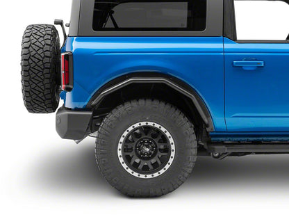 Barricade HD Tubular Fender Flares; Rear (21-25 Bronco 2-Door, Excluding Heritage)