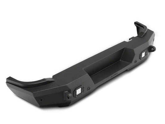 Barricade HD Plate Style Full Width Rear Bumper with LED Fog Lights (21-25 Bronco, Excluding Raptor)