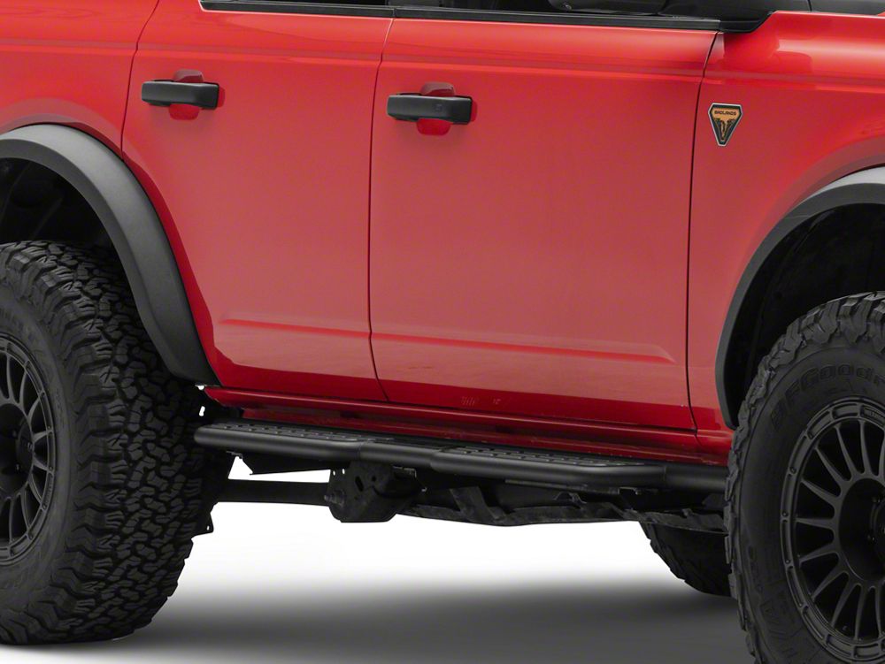 Barricade Formed HD Running Boards; Textured Black (21-25 Bronco 4-Door)