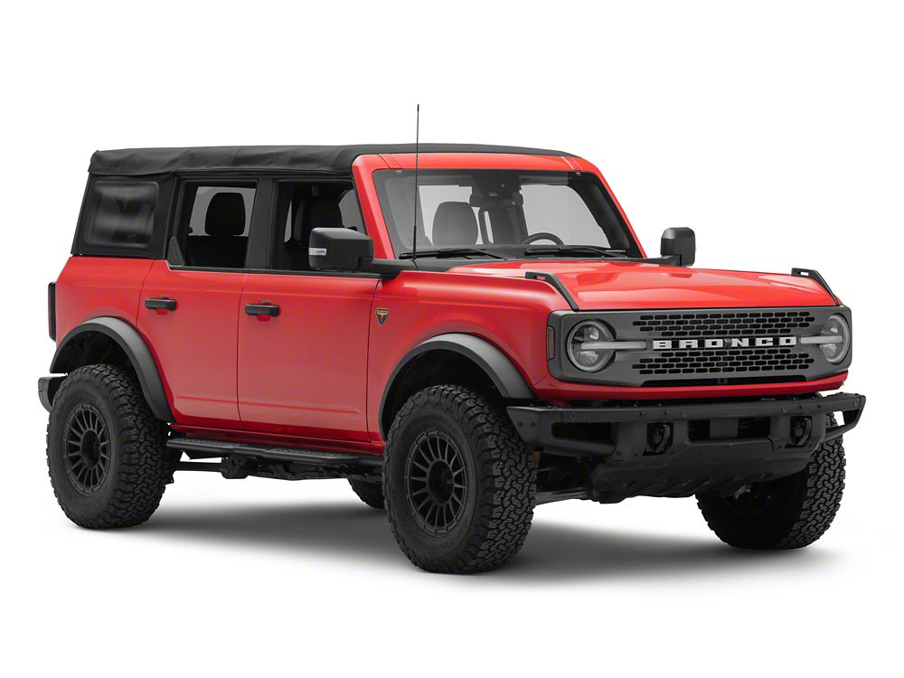 Barricade Formed HD Running Boards; Textured Black (21-25 Bronco 4-Door)