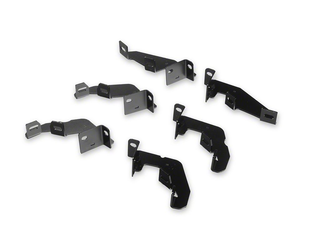 Barricade Canyon Drop Steps; Textured Black (21-25 Bronco 4-Door)