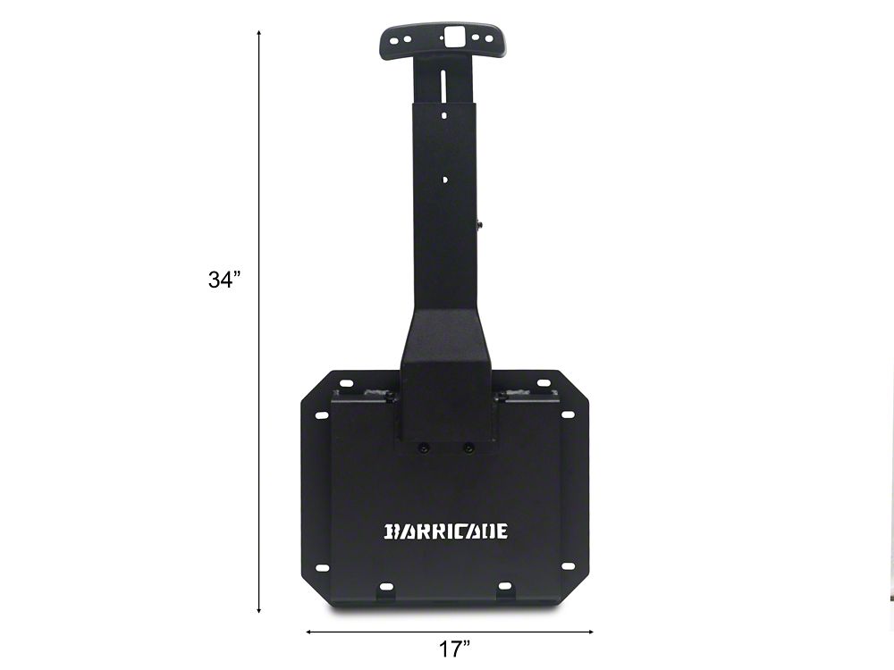 Barricade Swing Arm Tire Carrier Bracket with CHMSL Bracket for Barricade Swing Arm Rear Bumper Only (21-25 Bronco)