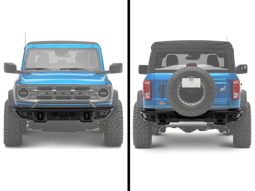 Barricade HD Tubular Front and Rear Bumpers (21-25 Bronco, Excluding Raptor)