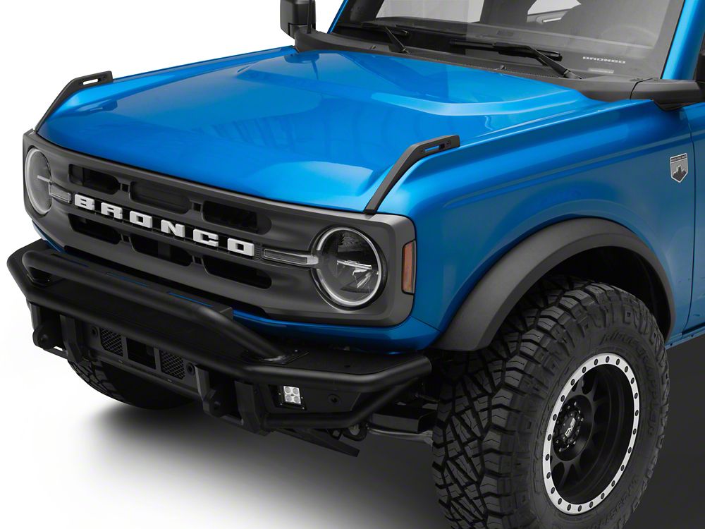Barricade HD Tubular Front and Rear Bumpers with LED Fog Lights (21-25 Bronco, Excluding Raptor)