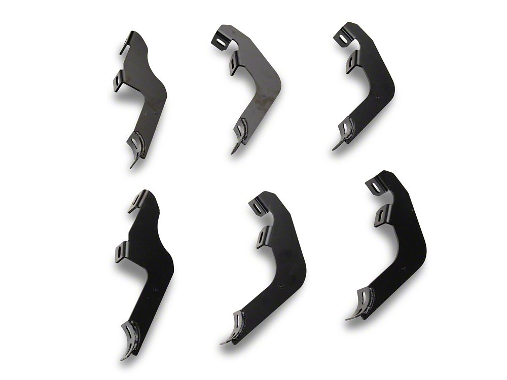 Barricade 3-Inch Side Step Bars; Black (21-25 Bronco 4-Door)