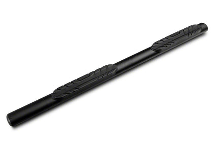 Barricade 4-Inch Oval Straight Side Step Bars; Light Textured Black (21-25 Bronco 4-Door)