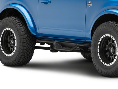 Barricade NB1 Running Boards; Textured Black (21-25 Bronco 2-Door)