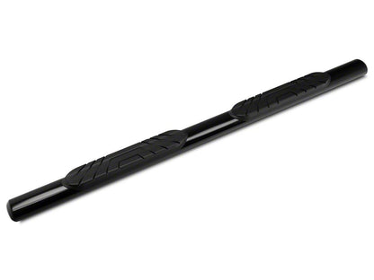 Barricade 4-Inch Oval Straight End Side Step Bars; Black (19-23 Ranger SuperCab)