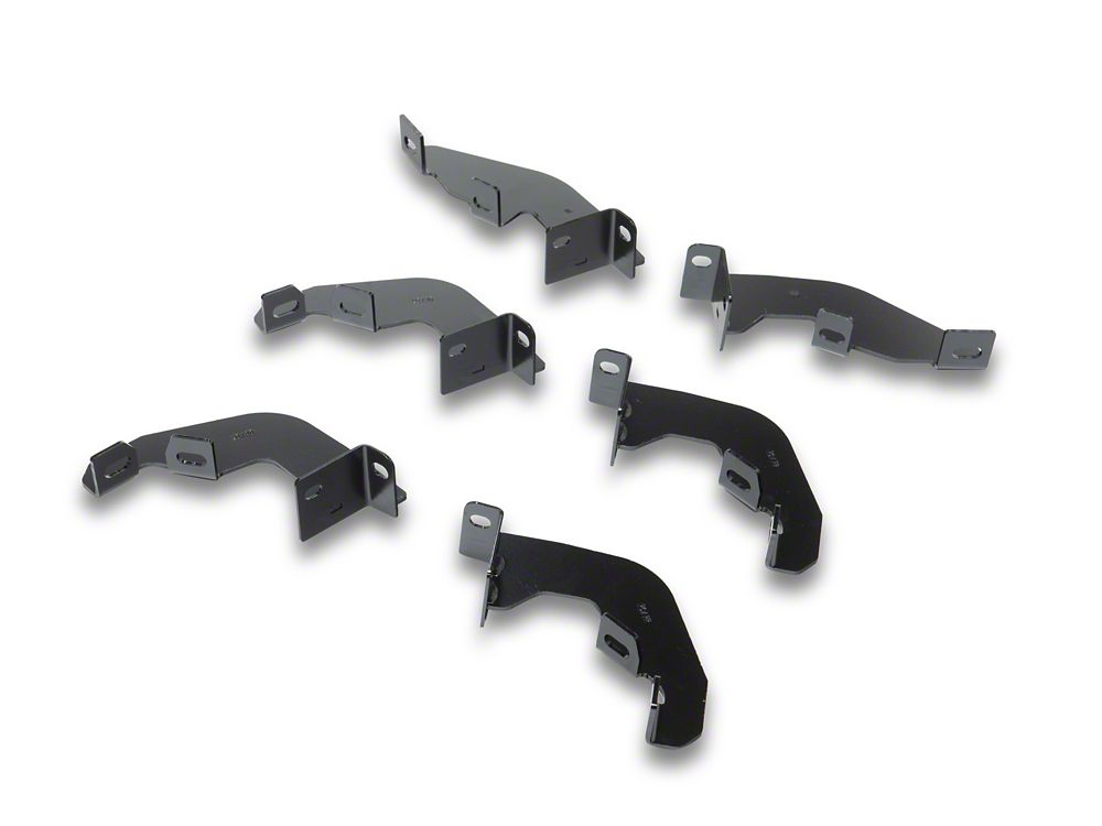 Barricade Canyon Drop Steps; Textured Black (19-25 Ranger SuperCrew)