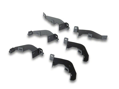 Barricade Canyon Drop Steps; Textured Black (19-25 Ranger SuperCrew)