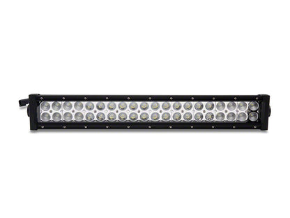 Barricade 3.50-Inch Bull Bar with Skid Plate and 20-Inch LED Light Bar; Textured Black (15-22 Canyon)