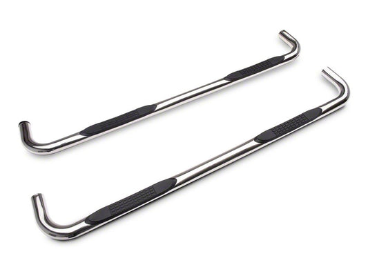Barricade 3-Inch 90 Degree Bent End Side Step Bars; Stainless Steel (15-22 Canyon Crew Cab)