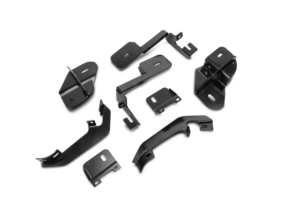 Barricade 4-Inch Oval 90 Degree Bent End Side Step Bars; Black (15-22 Canyon Extended Cab)