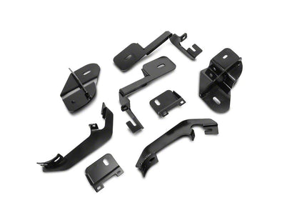 Barricade 4-Inch Oval 90 Degree Bent End Side Step Bars; Black (15-22 Canyon Extended Cab)