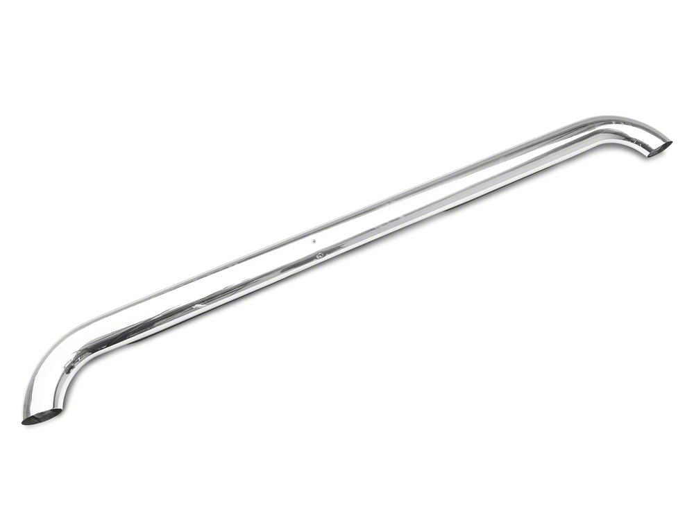 Barricade 4-Inch Oval 90 Degree Bent End Side Step Bars; Stainless Steel (15-22 Canyon Crew Cab)