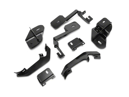 Barricade 4-Inch Oval 90 Degree Bent End Side Step Bars; Stainless Steel (15-22 Canyon Crew Cab)