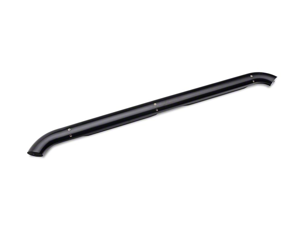 Barricade 4-Inch Oval Bent End Side Step Bars; Black (15-22 Canyon Extended Cab)
