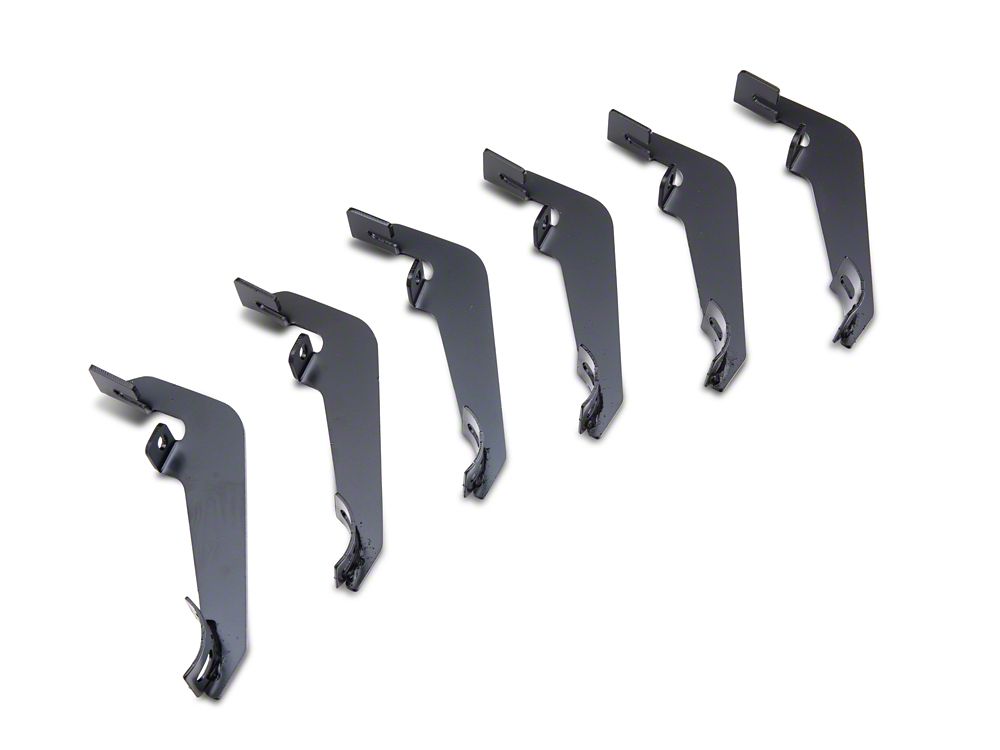 Barricade 4-Inch Oval Bent End Side Step Bars; Black (15-22 Canyon Extended Cab)