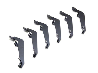 Barricade 4-Inch Oval Bent End Side Step Bars; Black (15-22 Canyon Extended Cab)