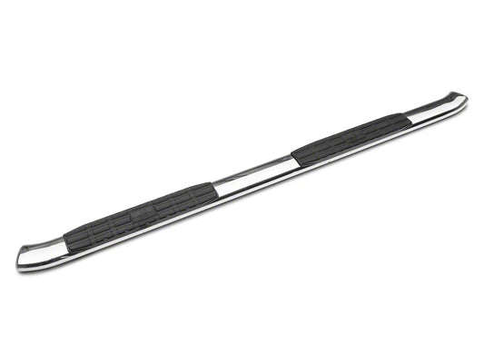 Barricade 5-Inch Oval Bent End Side Step Bars; Stainless Steel (15-22 Canyon Extended Cab)