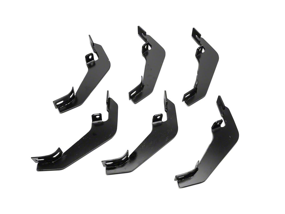 Barricade 5-Inch Oval Straight End Side Step Bars; Black (15-22 Canyon Extended Cab)