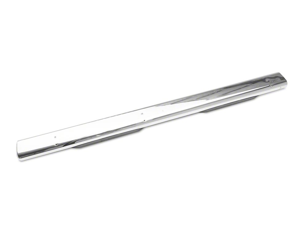 Barricade 5-Inch Oval Straight End Side Step Bars; Stainless Steel (15-22 Canyon Crew Cab)