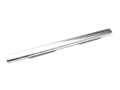 Barricade 5-Inch Oval Straight End Side Step Bars; Stainless Steel (15-22 Canyon Crew Cab)
