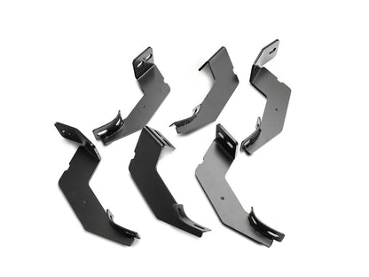 Barricade 5-Inch Oval Straight End Side Step Bars; Stainless Steel (15-22 Canyon Crew Cab)