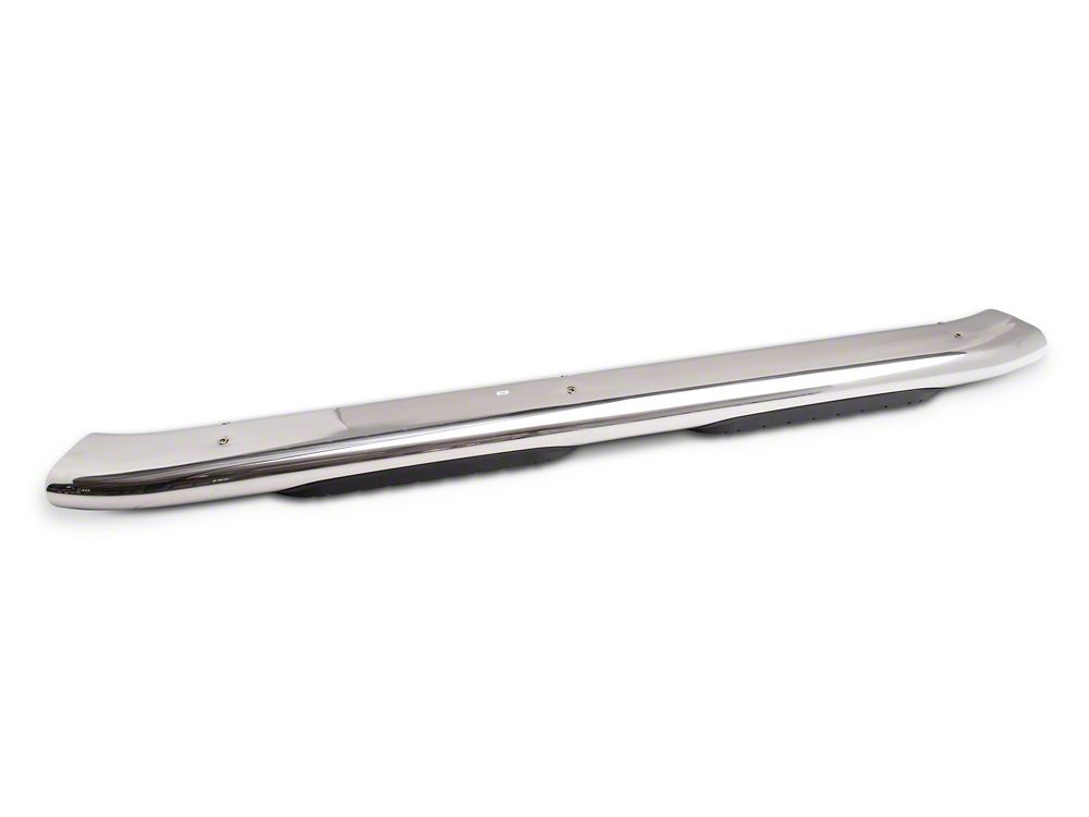Barricade 6-Inch Oval Bent End Side Step Bars; Stainless Steel (15-22 Canyon Extended Cab)