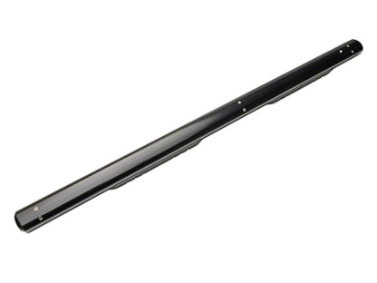 Barricade 4-Inch Oval Straight End Side Step Bars; Black (07-14 Sierra 2500 HD Extended Cab)