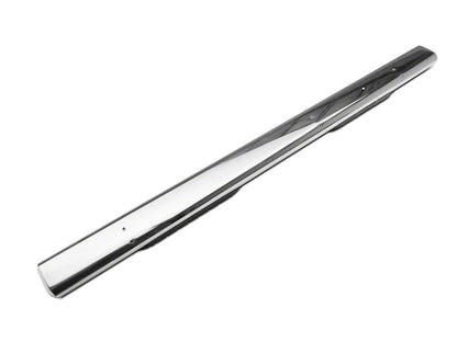 Barricade 6-Inch Oval Straight End Side Step Bars; Rocker Mount; Stainless Steel (07-19 Sierra 2500 HD Crew Cab)