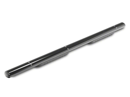 Barricade 4-Inch Oval Straight End Side Step Bars; Black (20-25 Sierra 2500 HD Double Cab)
