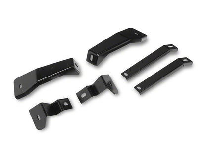 Barricade E-Series 3-Inch Side Steps; Black; Body Mount (20-25 Sierra 2500 HD Double Cab)