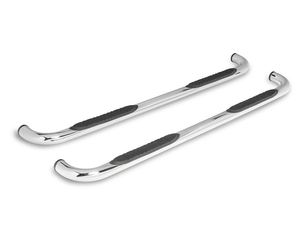 Barricade E-Series 3-Inch Side Steps; Stainless Steel; Body Mount (20-25 Sierra 2500 HD Double Cab)