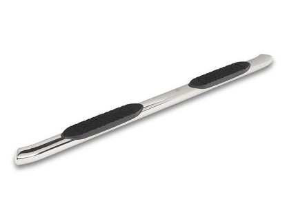 Barricade E-Series 5-Inch Oval Bent End Side Step Bars; Stainless Steel (20-25 Sierra 2500 HD Crew Cab)